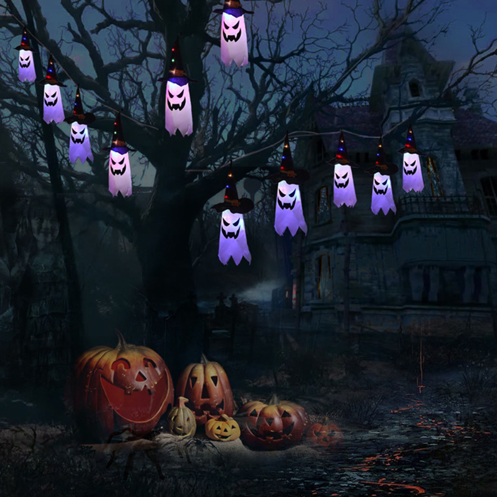 Halloween Decorative Lights Ha - Halloween Led String Lights Orange review and price