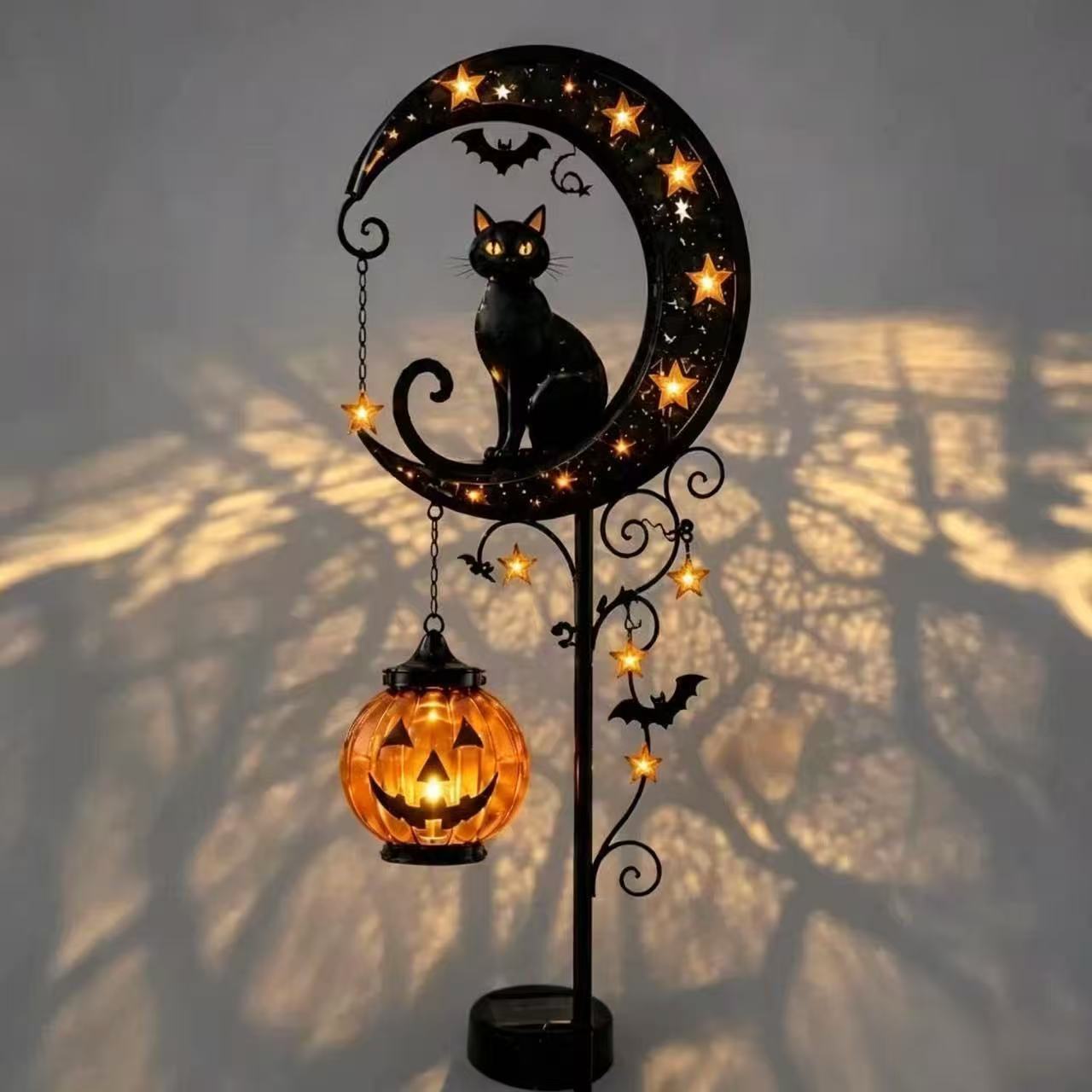 Halloween Black Cat & Pumpkin  - Pumpkin Lantern Halloween review and price