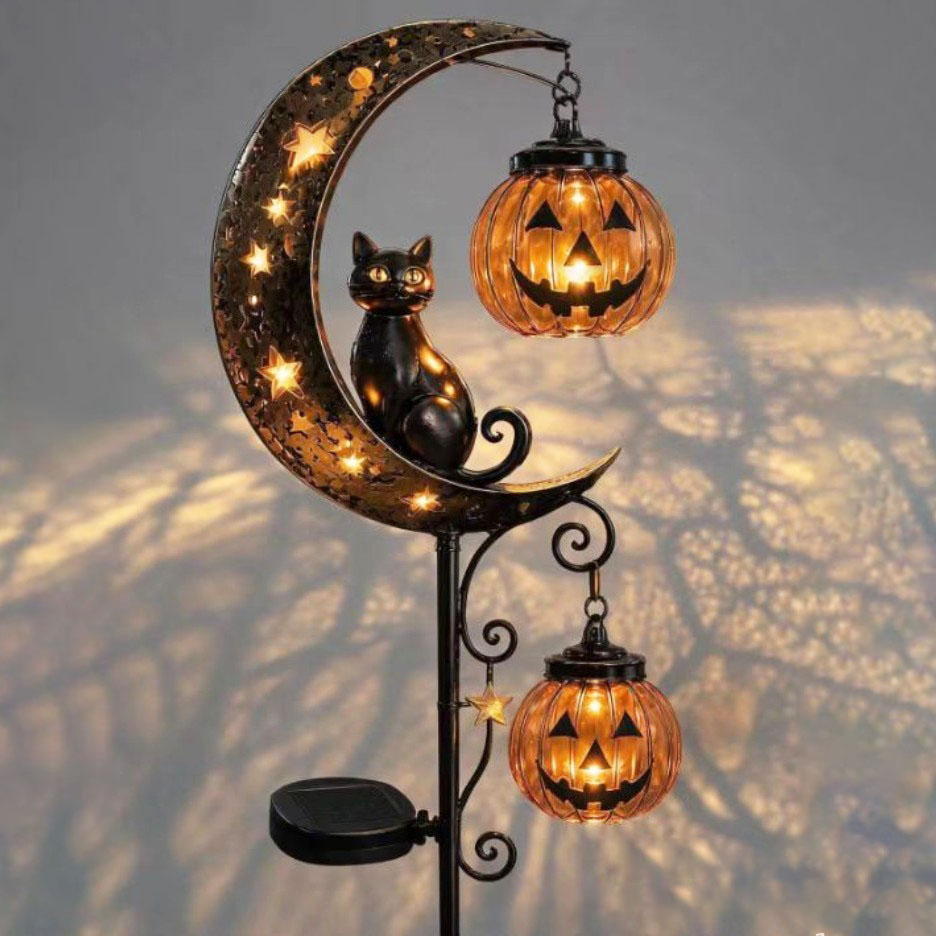 Halloween Black Cat & Pumpkin  - Pumpkin Lantern Halloween review and price