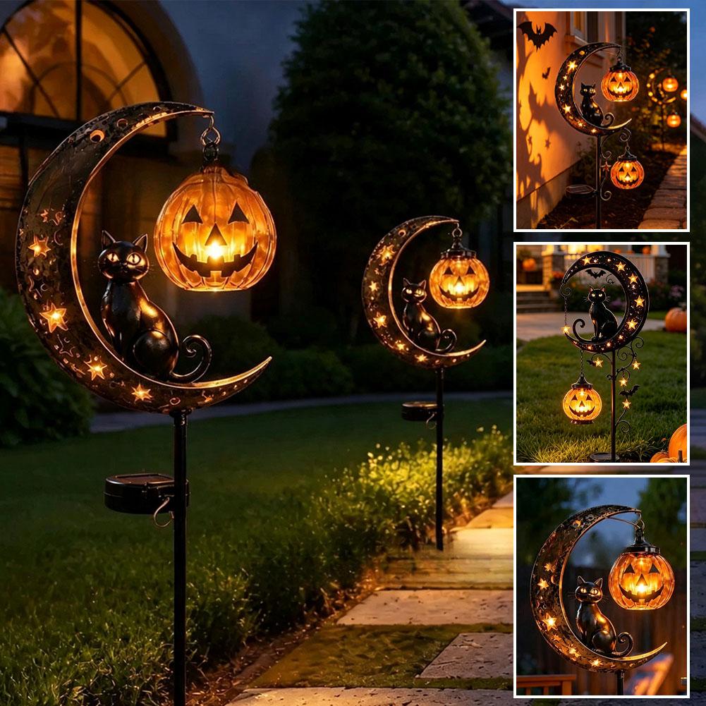 Halloween Black Cat & Pumpkin  - Pumpkin Lantern Halloween review and price