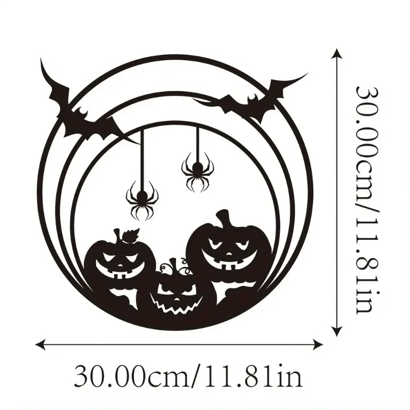 Halloween Metal Wall Art Pumpk - Spider Web Halloween Decoration review and price