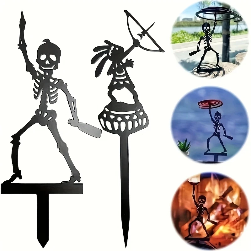 [Metal Archery Stand] Portable - Halloween Skeleton Decoration review and price
