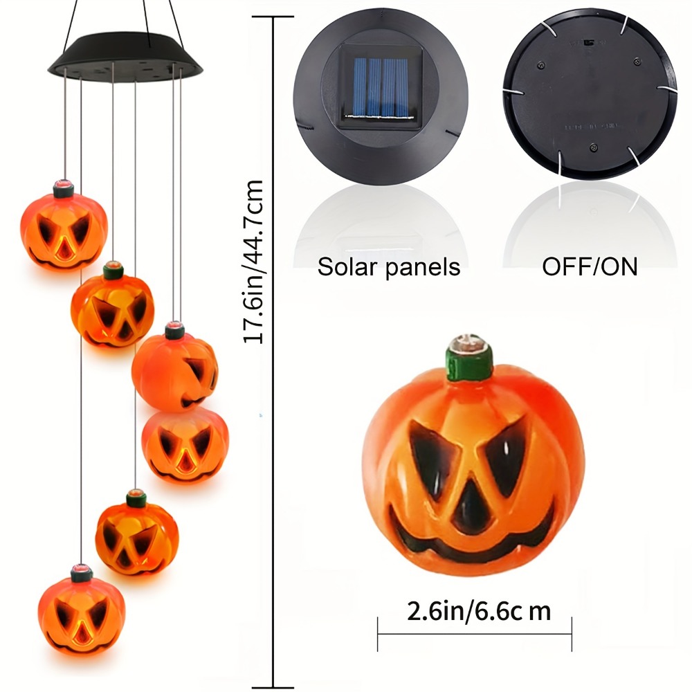 Solar-Powered Halloween Pumpki - Halloween Pumpkin Decor Led review and price