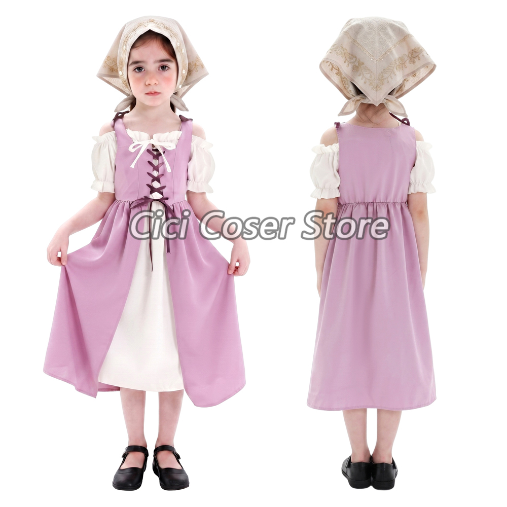 Kids Medieval Costume Girls Vi - Halloween Costume Kids review and price