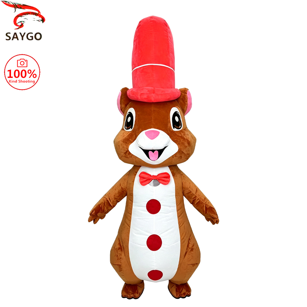 SAYGO Red Hat Squirrel Inflata - Halloween Costume Adult review and price