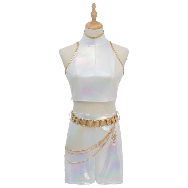 Cosplay Costume PU Leather Whi - Halloween Costume Kids review and price
