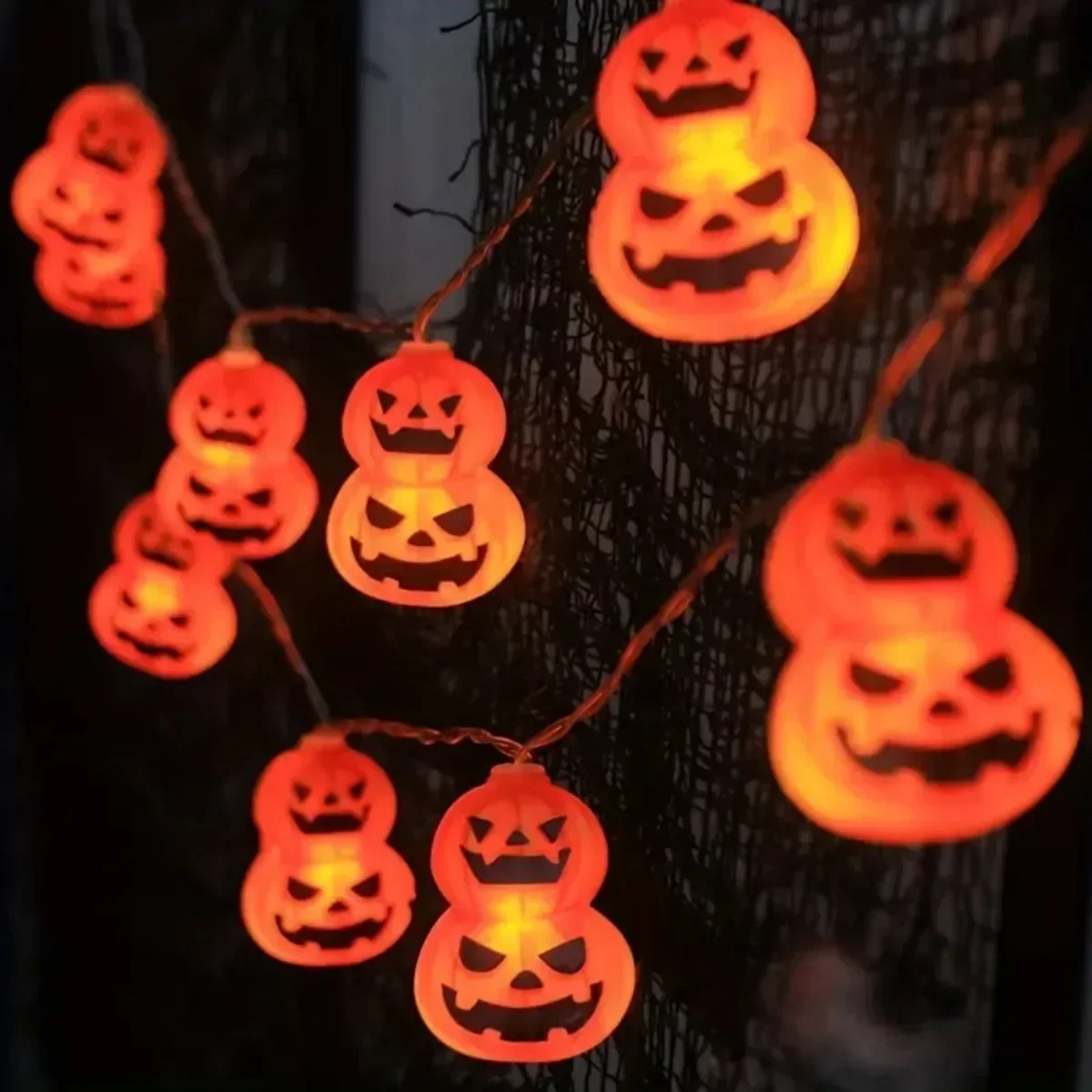 Jack O Lantern String Lights,  - Halloween Led String Lights Orange review and price