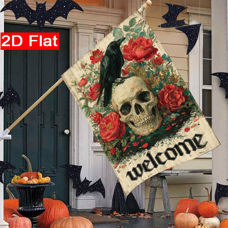 2D Flat - 2D Flat Halloween We - Halloween Skeleton Decoration review and price