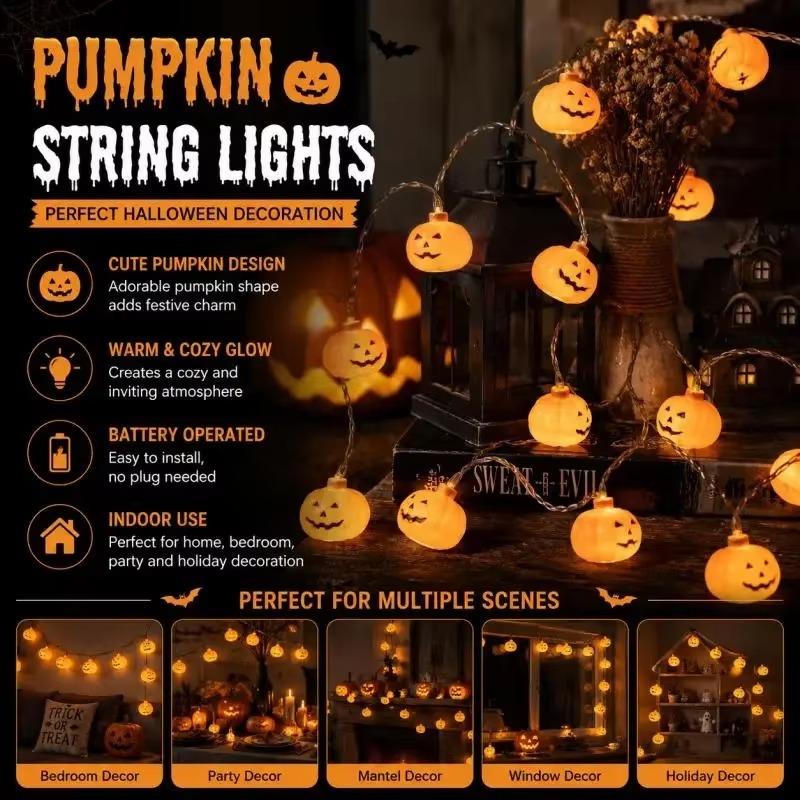 Halloween Pumpkin LED Light St - Halloween Pumpkin Decor Led review and price