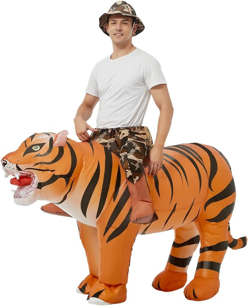 Inflatable Tiger Costume for A - Halloween Costume Adult review and price