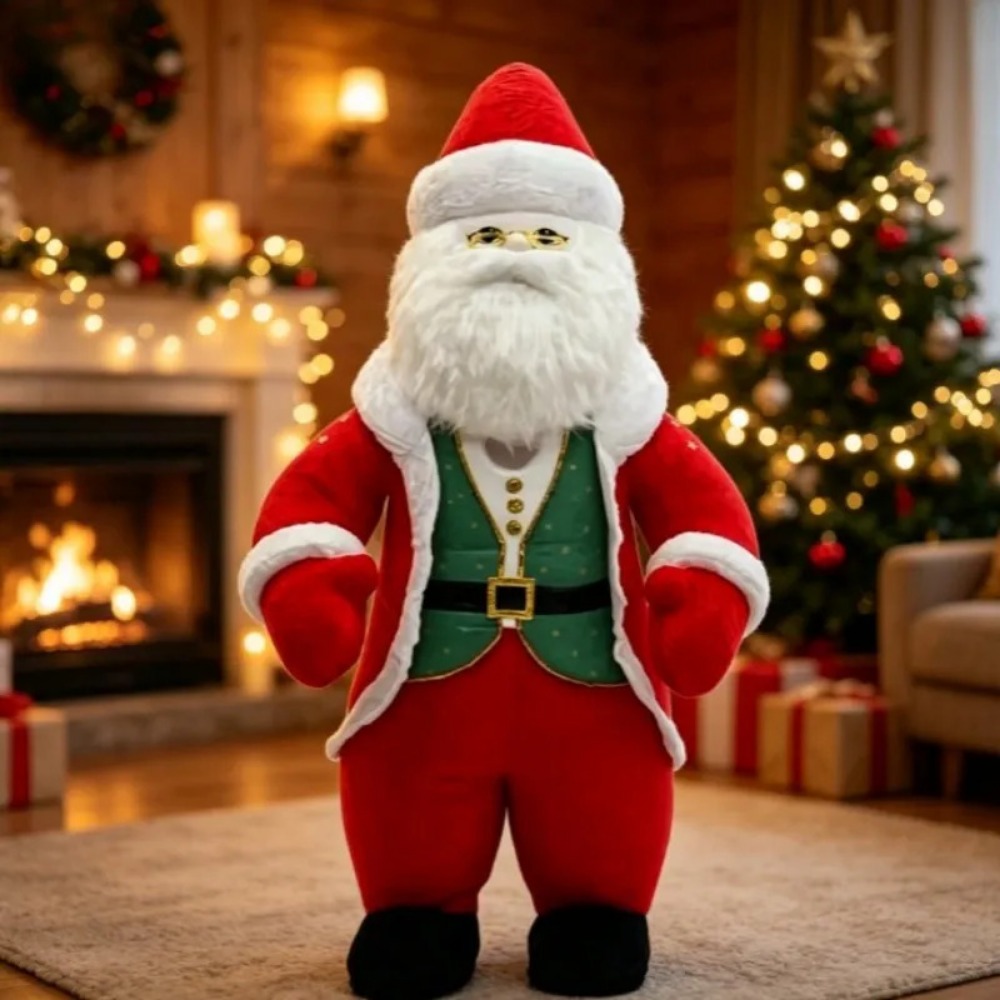 Inflatable Santa Claus Mascot  - Halloween Costume Adult review and price