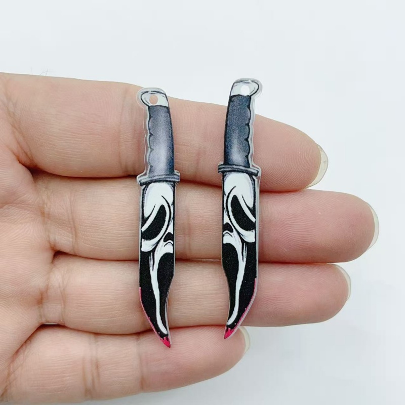 10 pieces of acrylic jewelry H - Halloween Party Supplies review and price