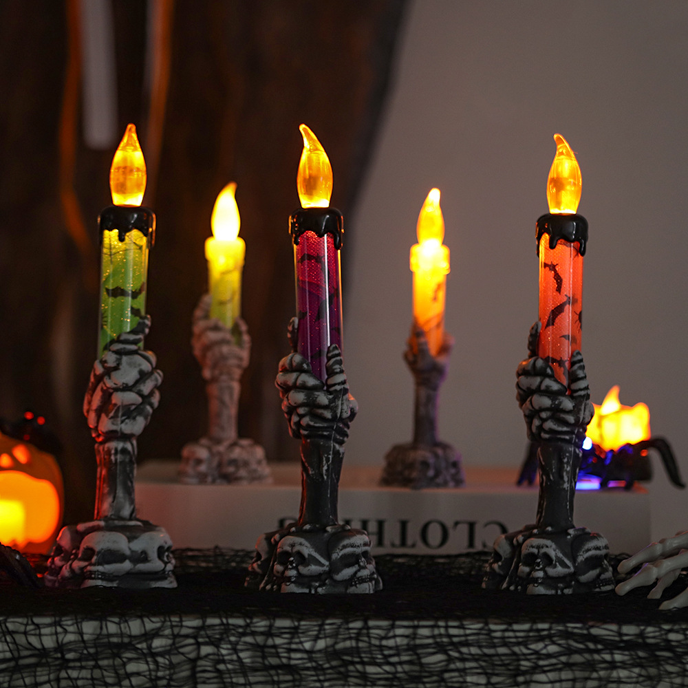 Halloween Skeleton Hand Candle - Halloween Pumpkin Decor Led review and price
