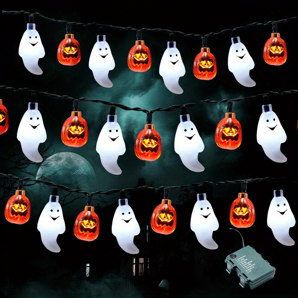 19.7FT 30pcs LED Battery Opera - Halloween Led String Lights Orange review and price
