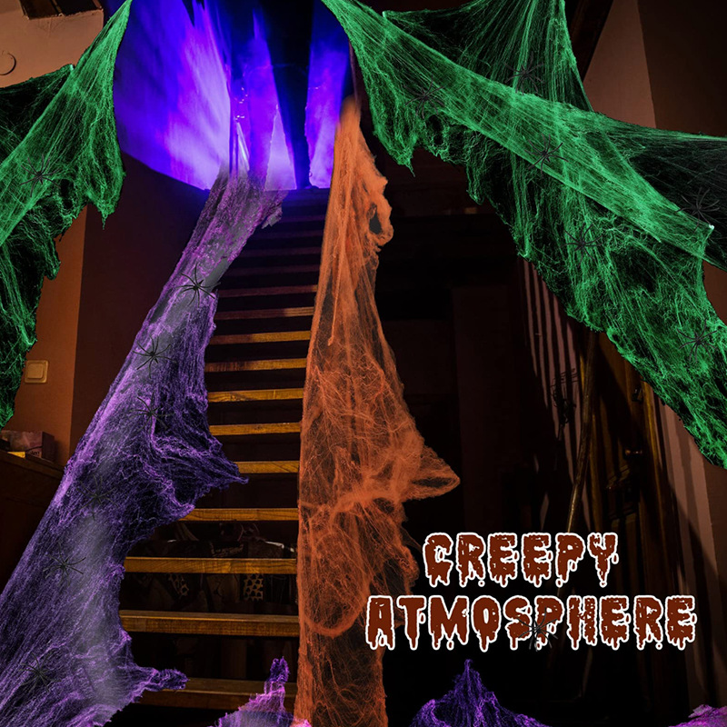 Halloween Decoration White Spi - Spider Web Halloween Decoration review and price