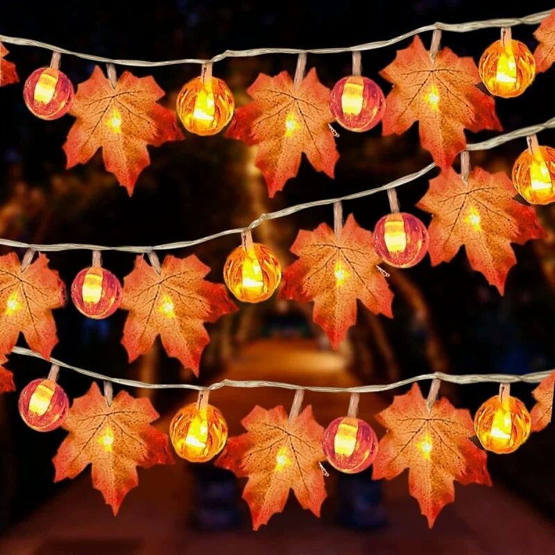 59/118in Halloween Pumpkin Map - Halloween Led String Lights Orange review and price