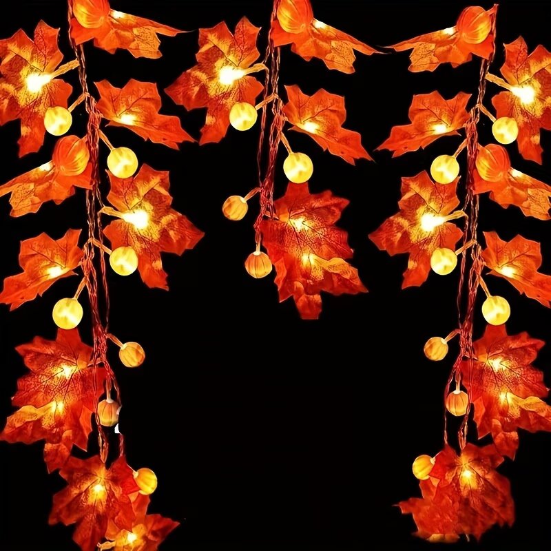 59/118in Halloween Pumpkin Map - Halloween Led String Lights Orange review and price